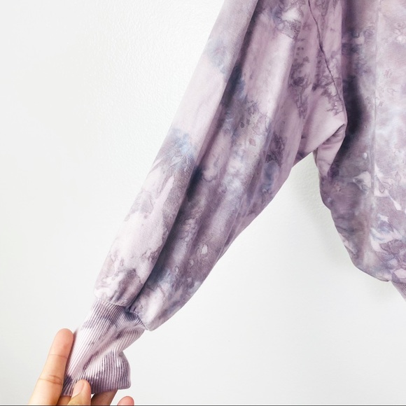 NWT Young Fabulous & Broke Women's Juliette Tie Dye Oversized Sweatshirt Dolman - Picture 7 of 12